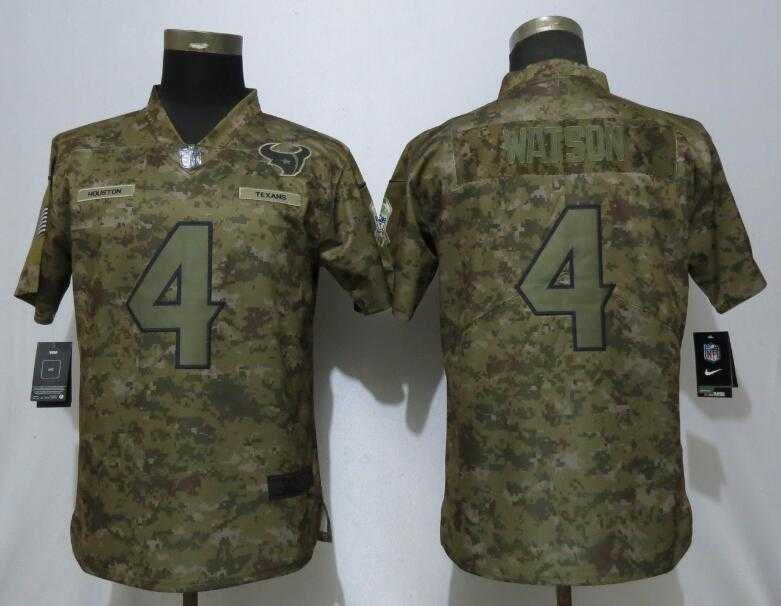 Women Nike Texans 4 Deshaun Watson Camo Salute To Service Limited Jersey,We sell and wholesale Women Nike Texans 4 Deshaun Watson Camo Salute To Service Limited Jersey on line form chian!